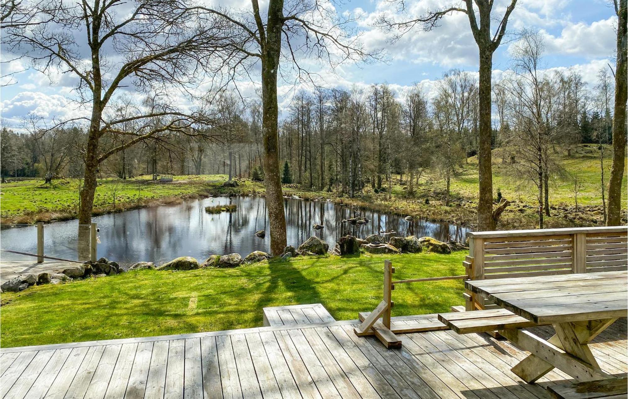 Awesome Home In Aetran With Lake View Atran Eksteriør bilde